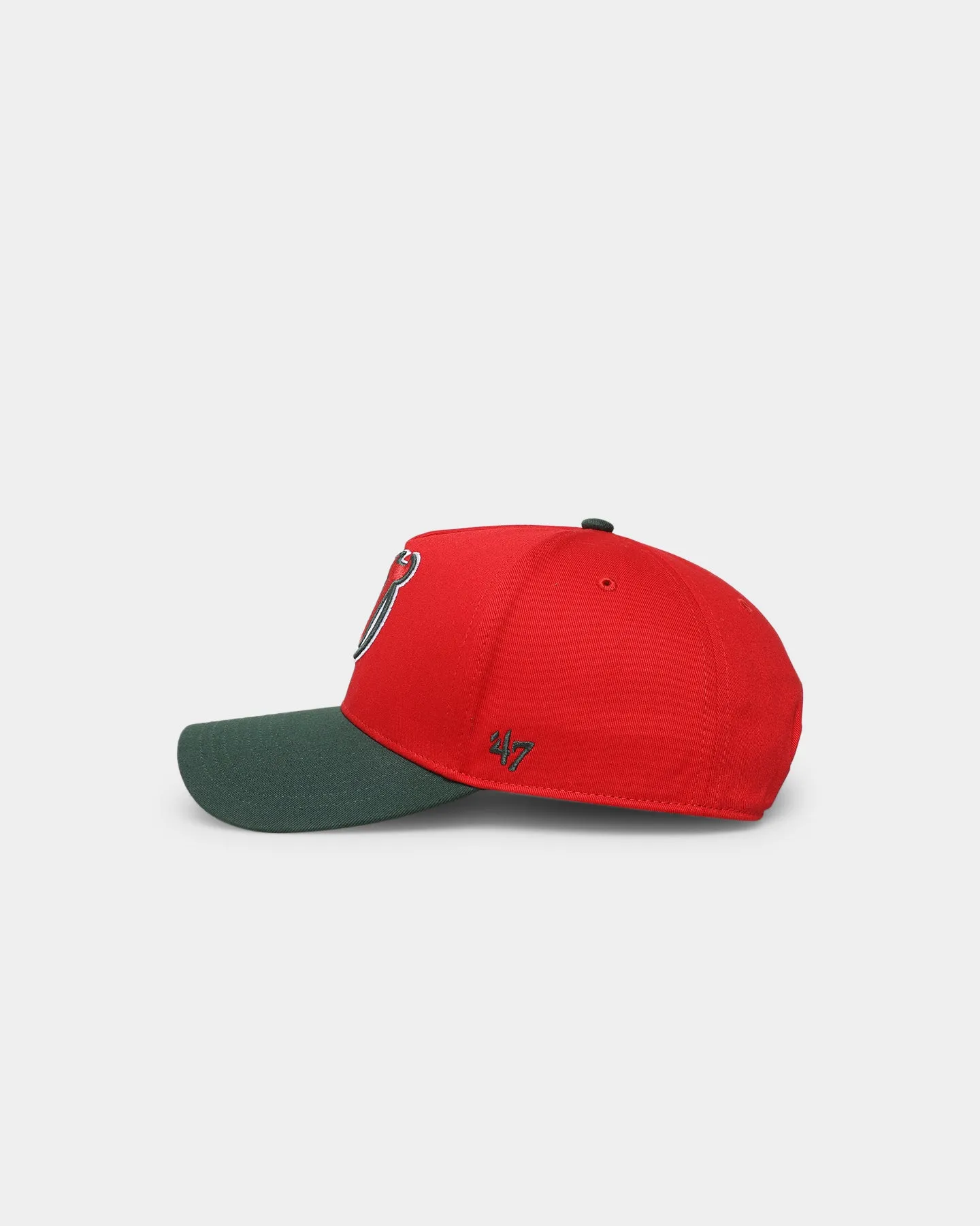 47 Brand New Jersey Devils 'Scarlet Pines' MVP DT Snapback Red/Dark Green