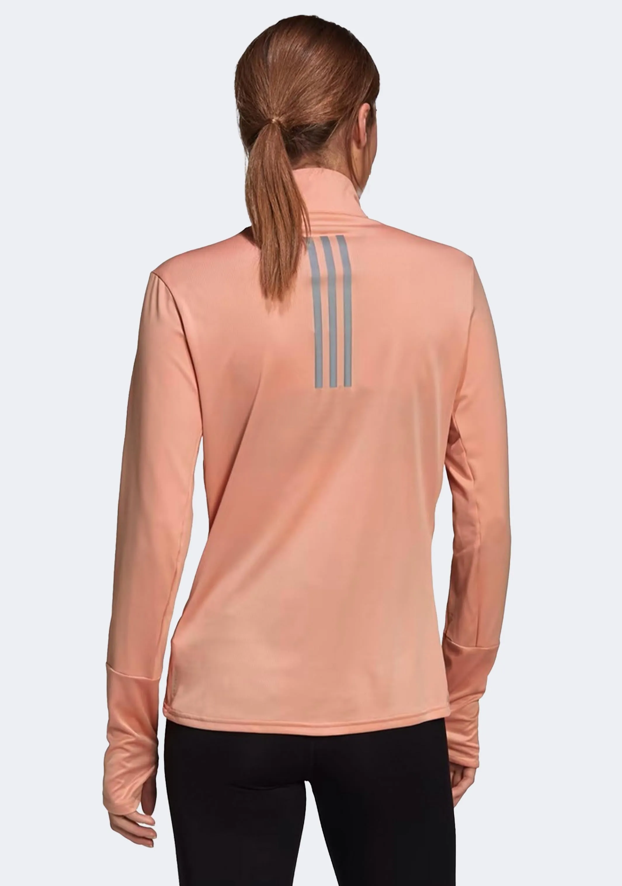 Adidas Women's Own The Run 1/2 Zip Tee