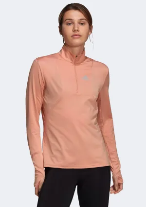 Adidas Women's Own The Run 1/2 Zip Tee