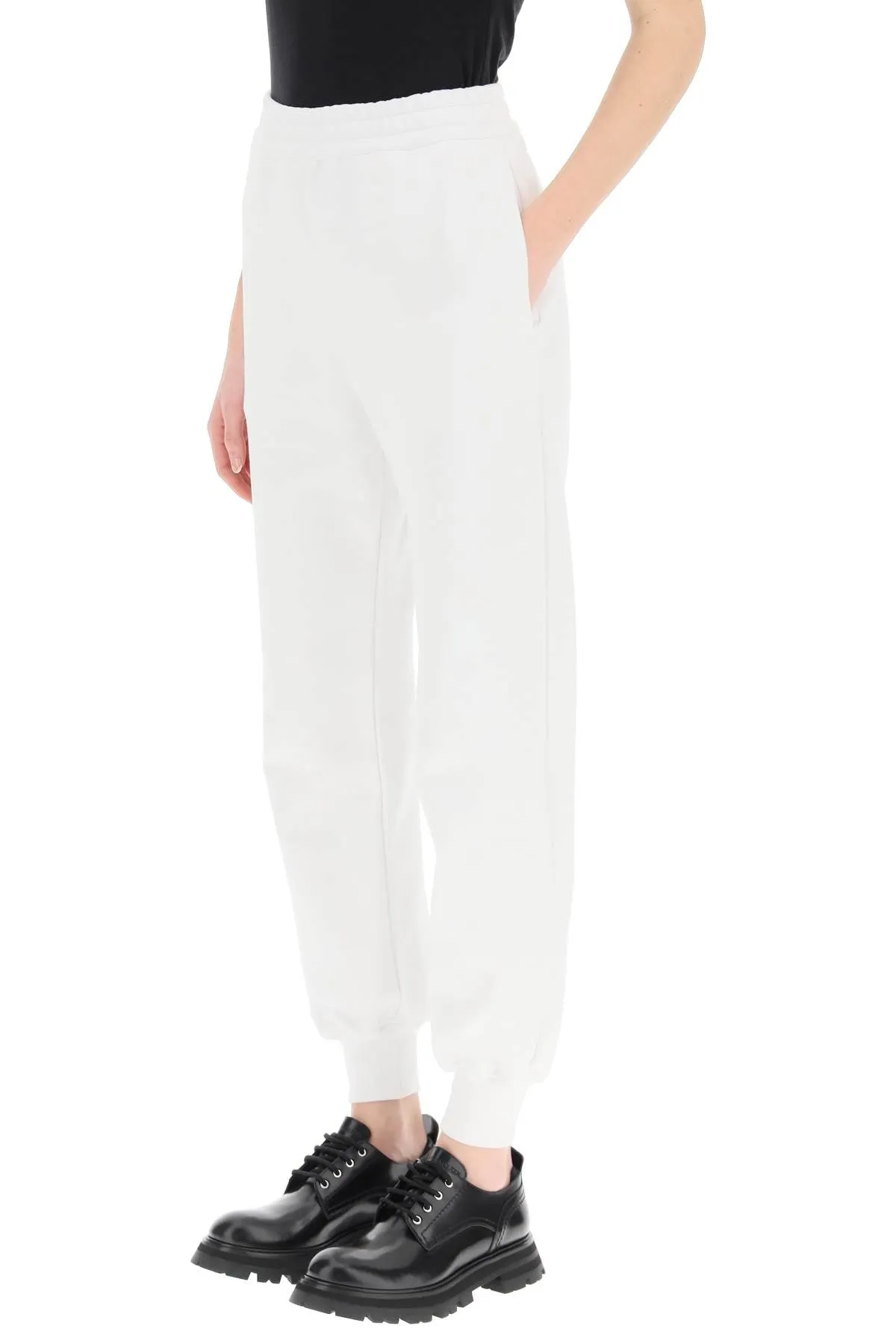 Alexander McQueen Logo Printed Jersey Joggers