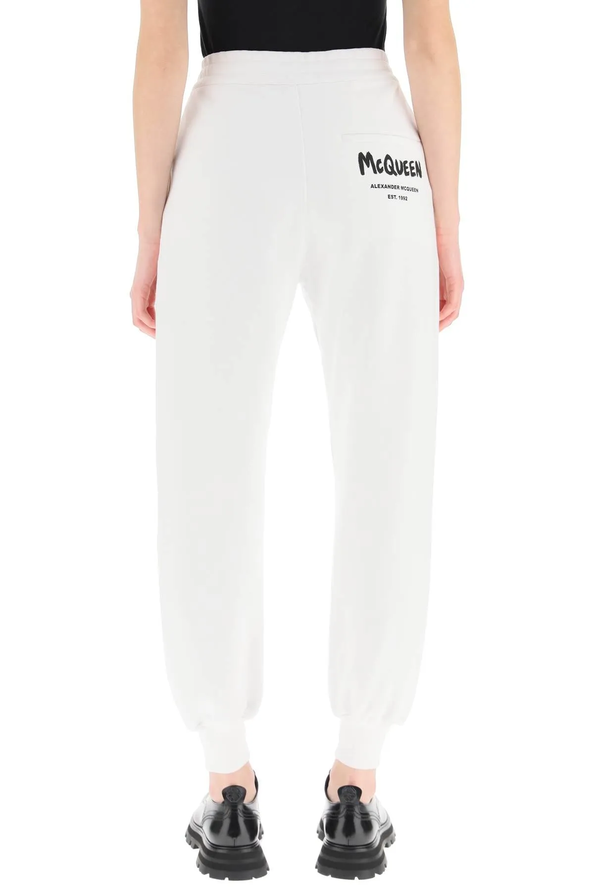 Alexander McQueen Logo Printed Jersey Joggers