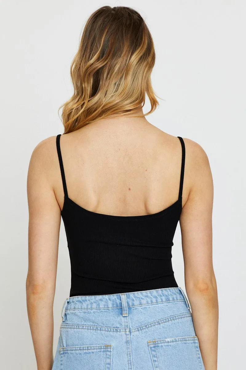 Black Bodysuit Sleeveless