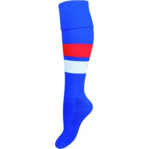 Burley Sekem Western Bulldogs AFL Elite Kids Football Socks