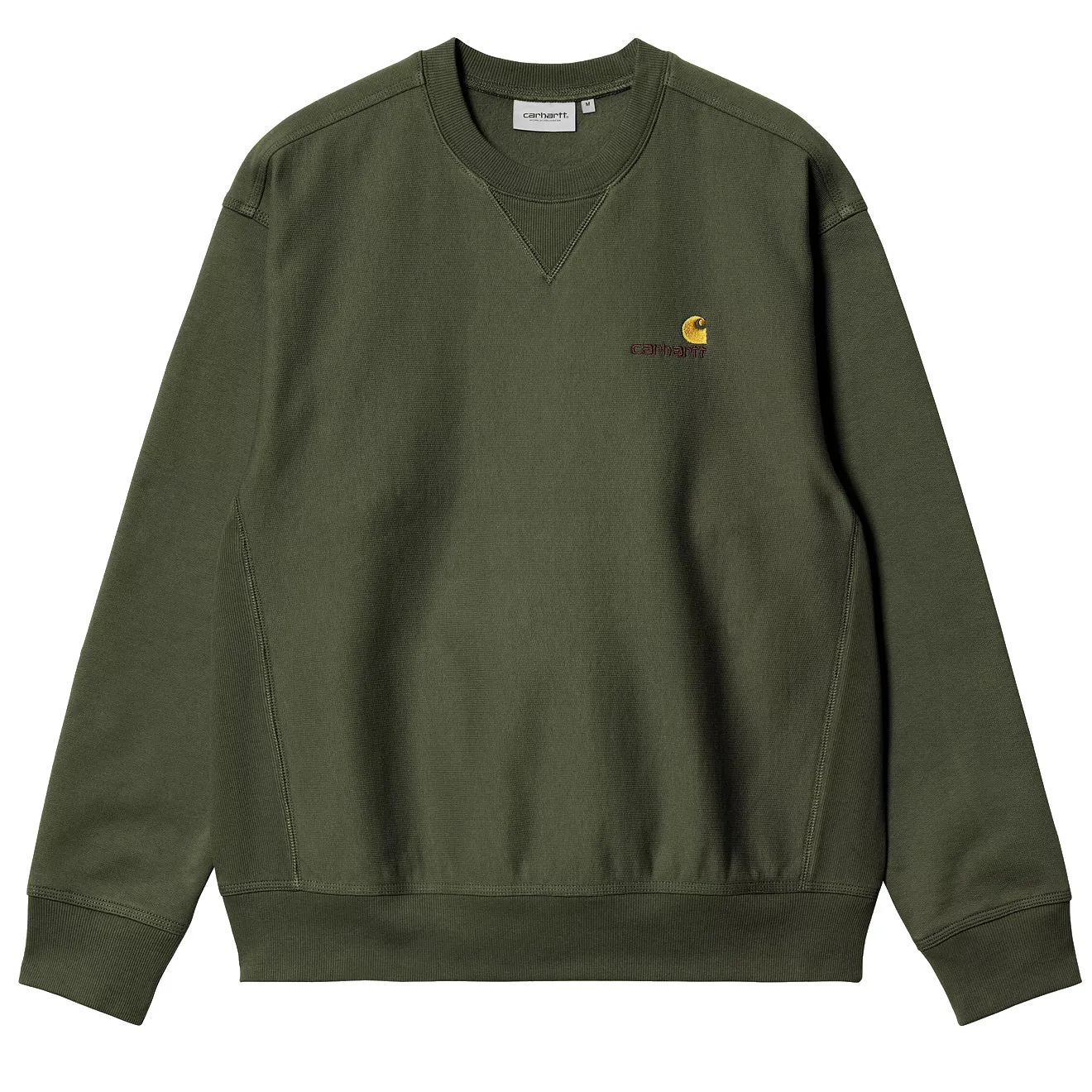 Carhartt WIP American Script Sweat Tarragon