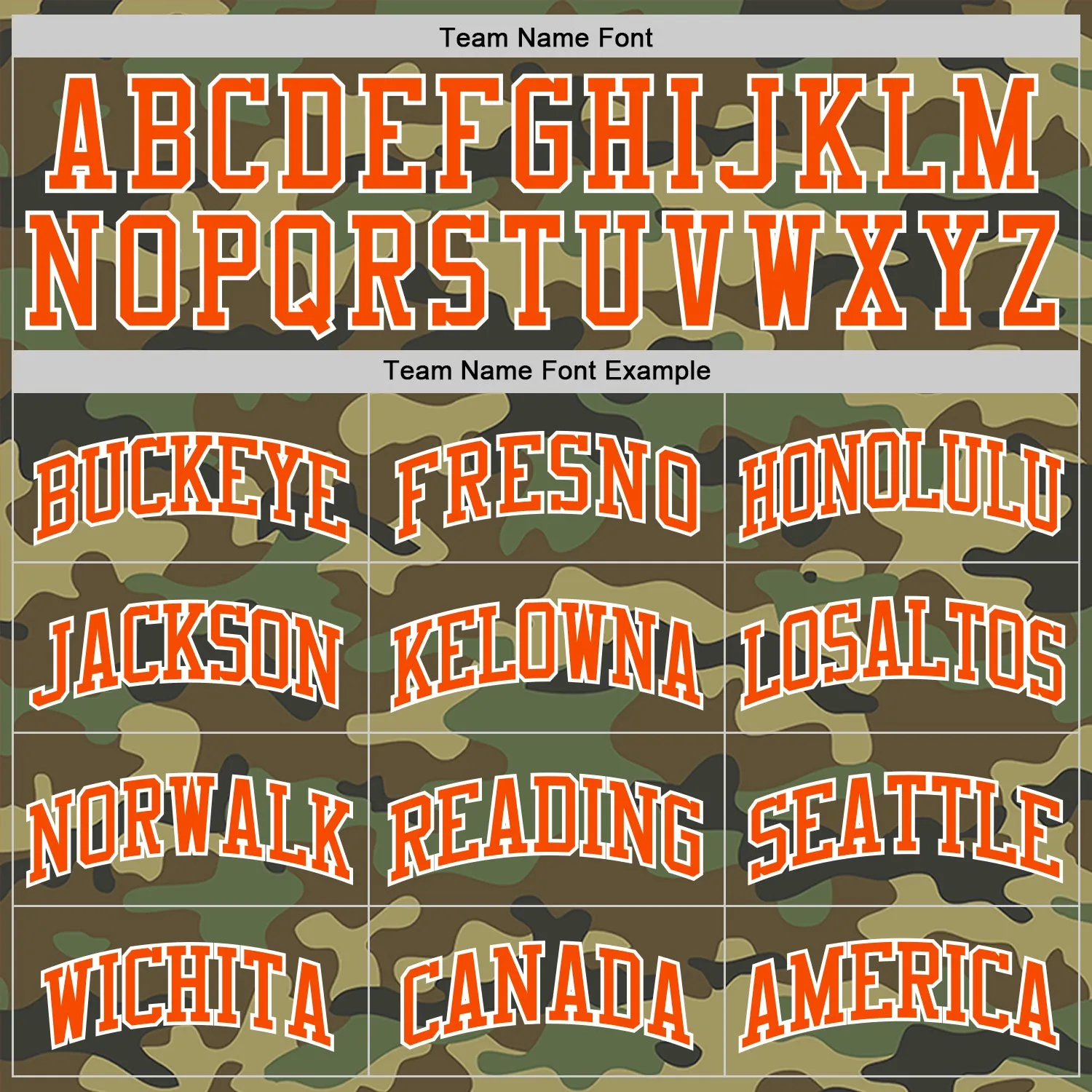 Custom Camo Orange-White Authentic Salute To Service Basketball Jersey