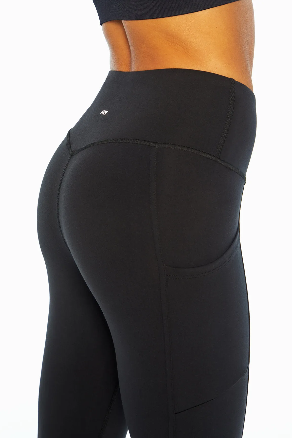 Eclipse Side Pocket Tummy Control Ankle Legging