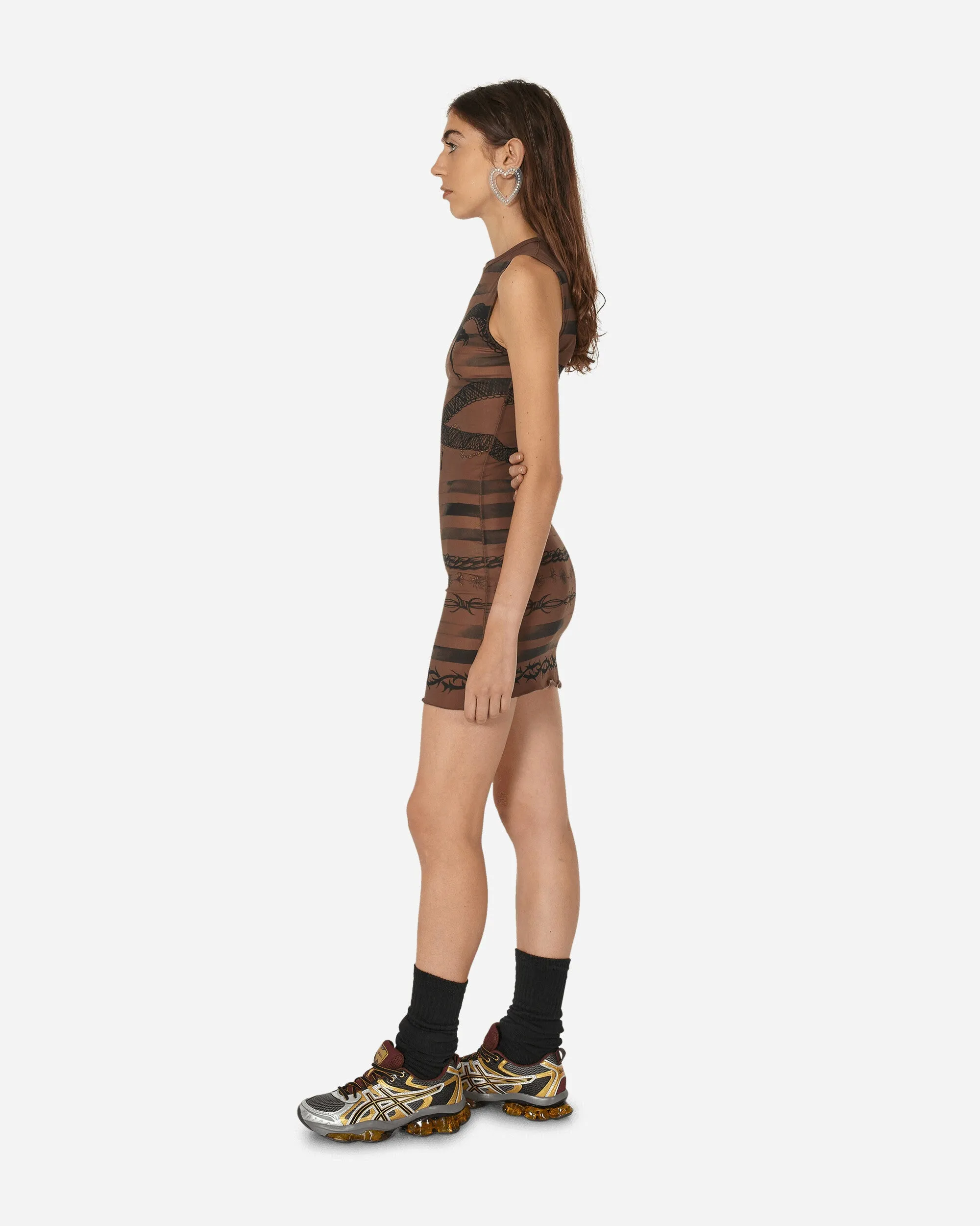 KNWLS Tattoo Dress Ebony