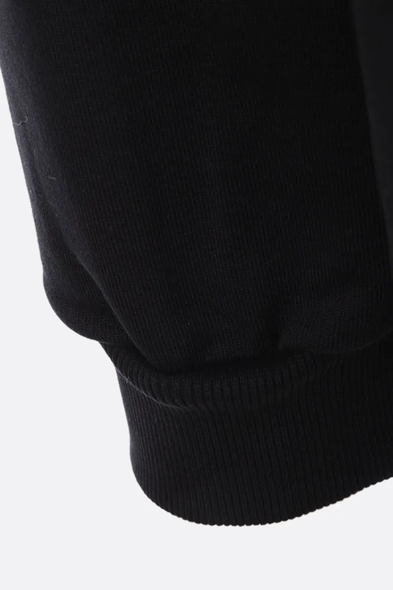 logo embroidery cotton hoodie