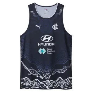 Men's AFL Carlton Blues Football Club 2025 Training Singlet