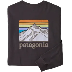 Men's Long-Sleeved Line Logo Ridge Responsibili-Tee