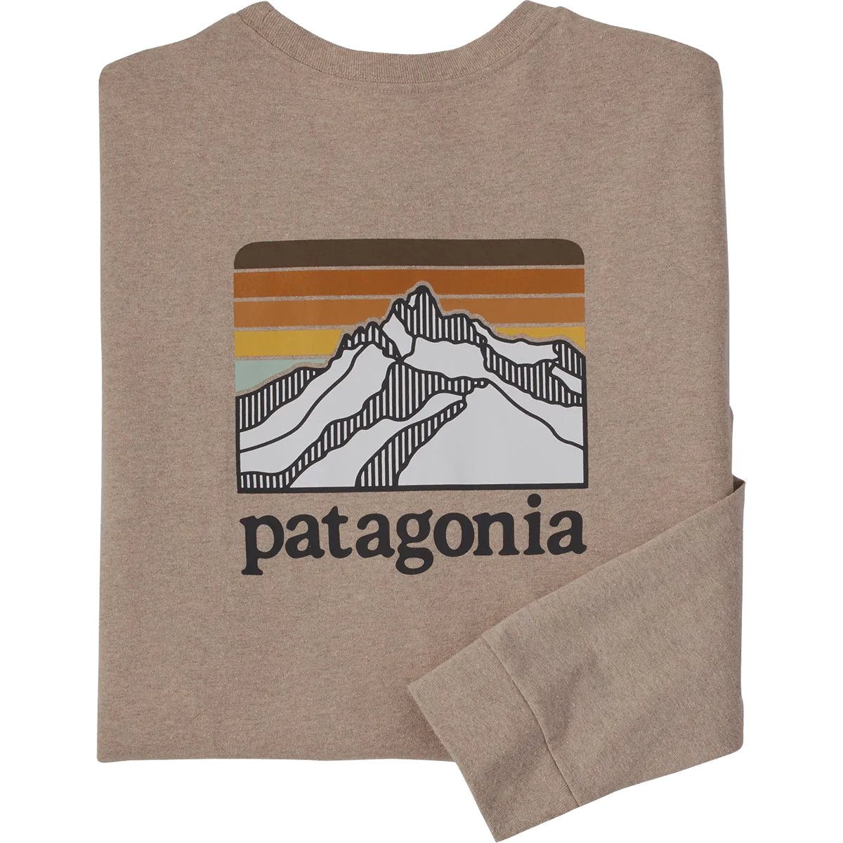 Men's Long-Sleeved Line Logo Ridge Responsibili-Tee