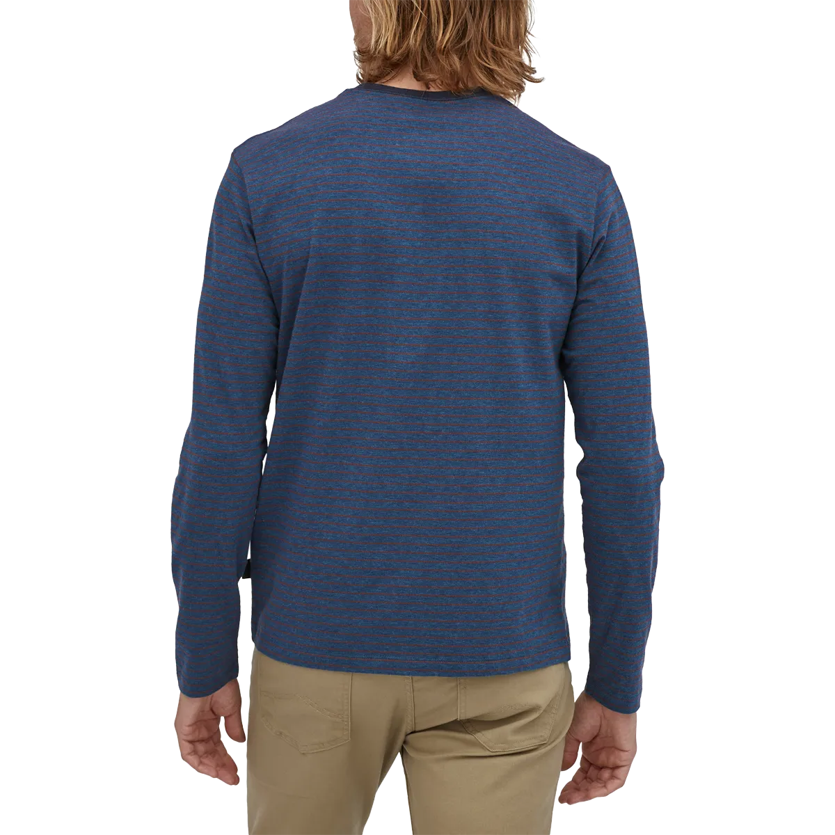 Men's Long-Sleeved Organic Cotton Lightweight Henley Pullover