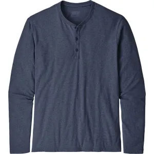 Men's Long-Sleeved Organic Cotton Lightweight Henley Pullover
