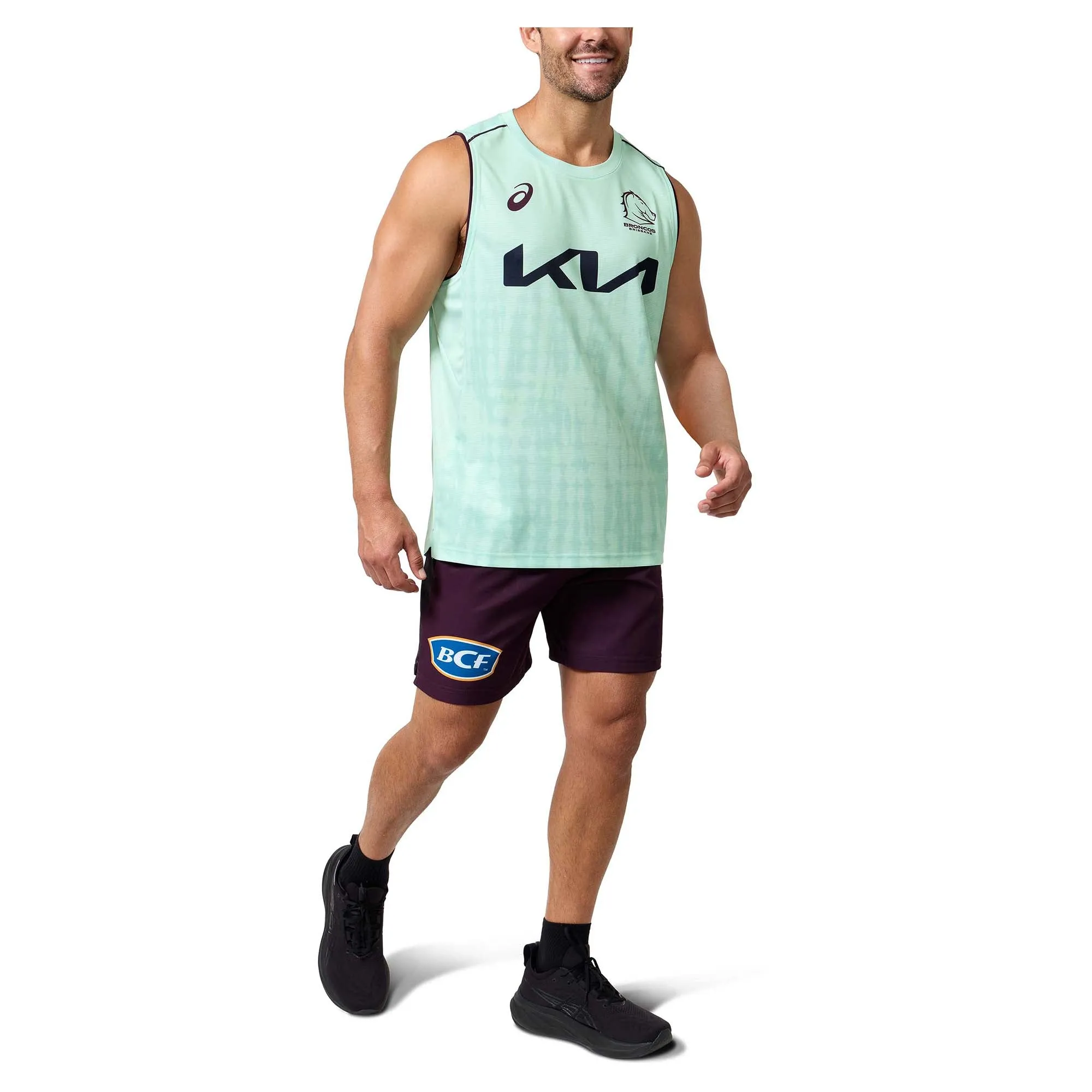 Men's NRL Brisbane Broncos 2025 Training Singlet