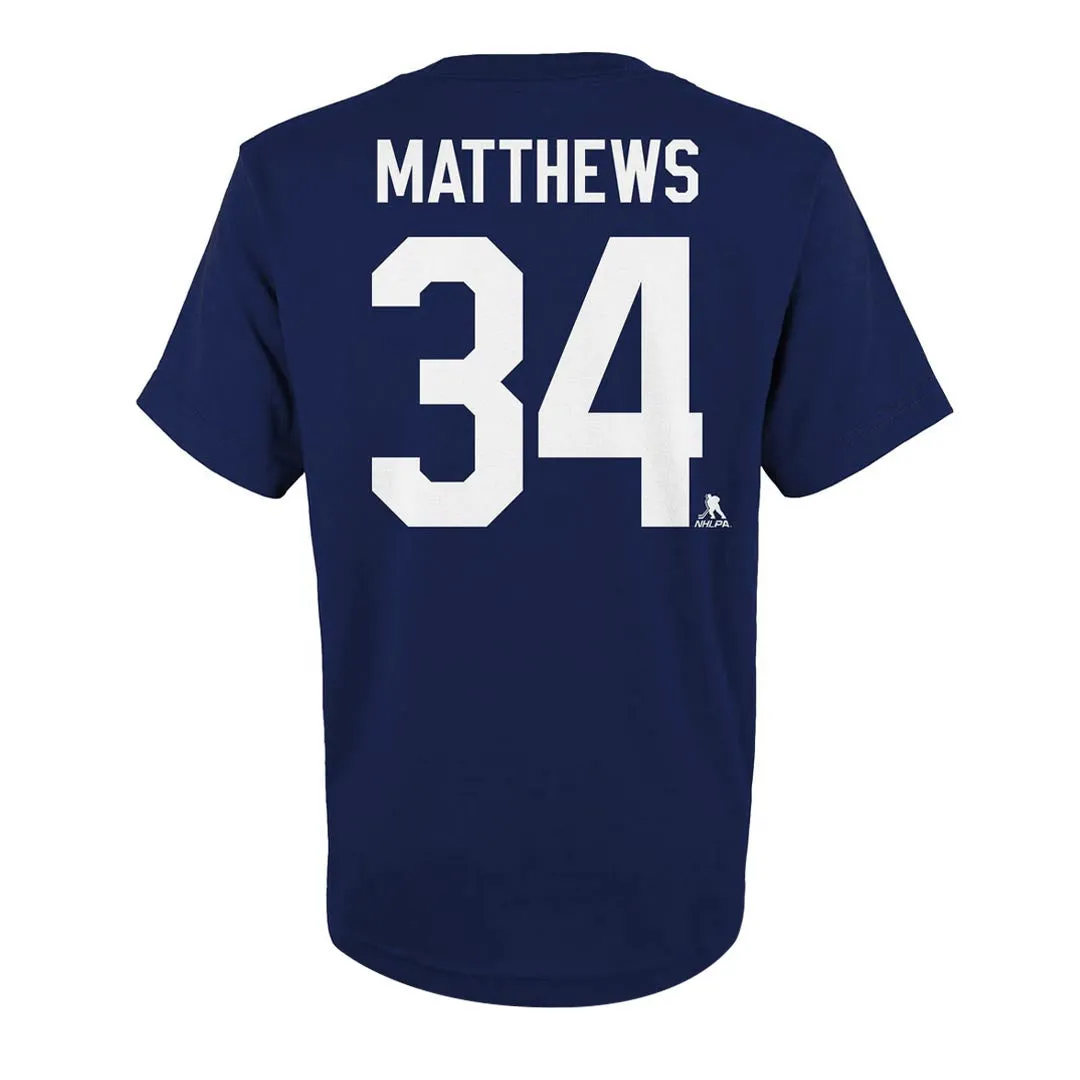 NHL - Kids' (Junior) Toronto Maple Leafs Matthews Short Sleeve T-Shirt (HK5B7HR00H01 MAPMA)