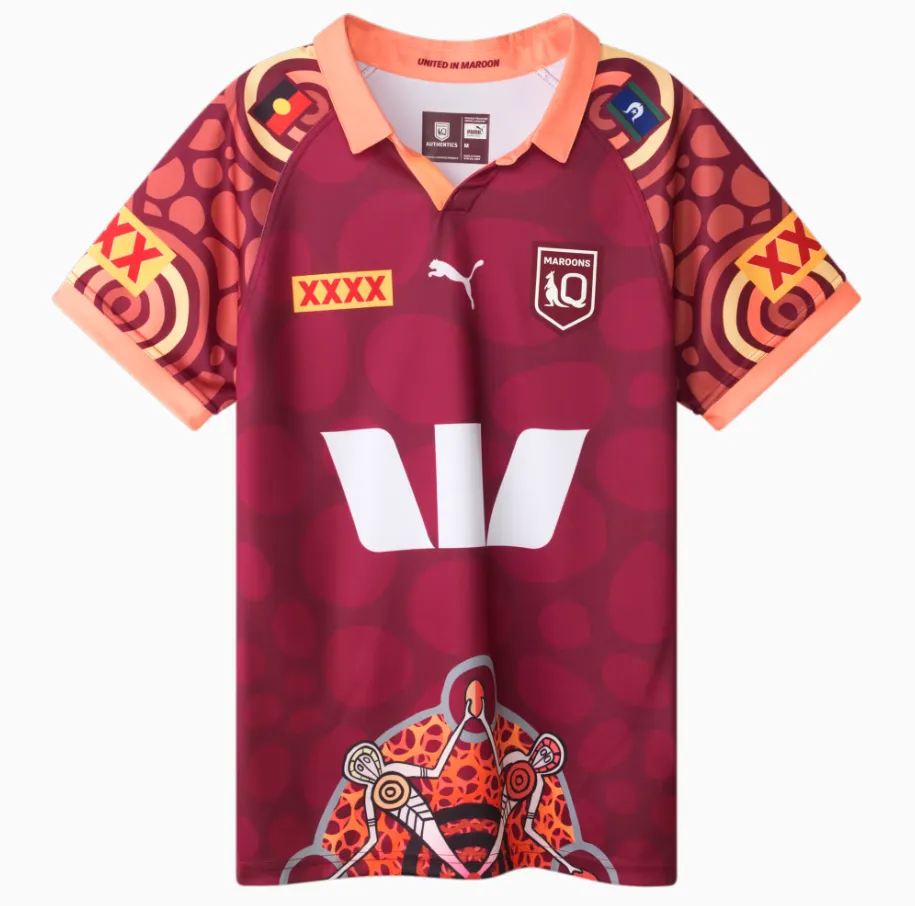 PUMA MEN'S QLD MAROONS INDIGENOUS JERSEY