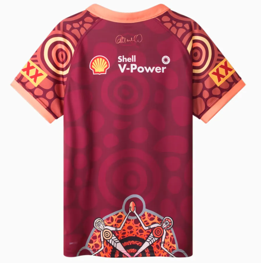PUMA MEN'S QLD MAROONS INDIGENOUS JERSEY