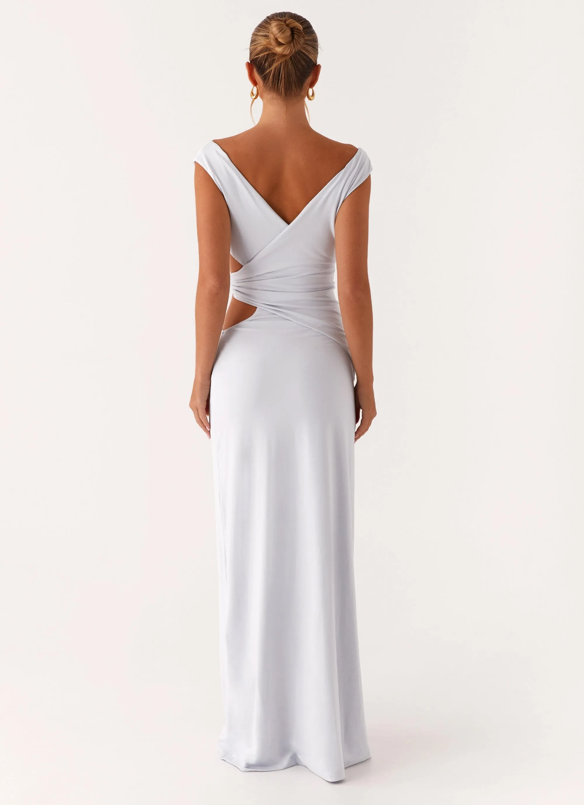 Romane Maxi Dress - Pale Blue