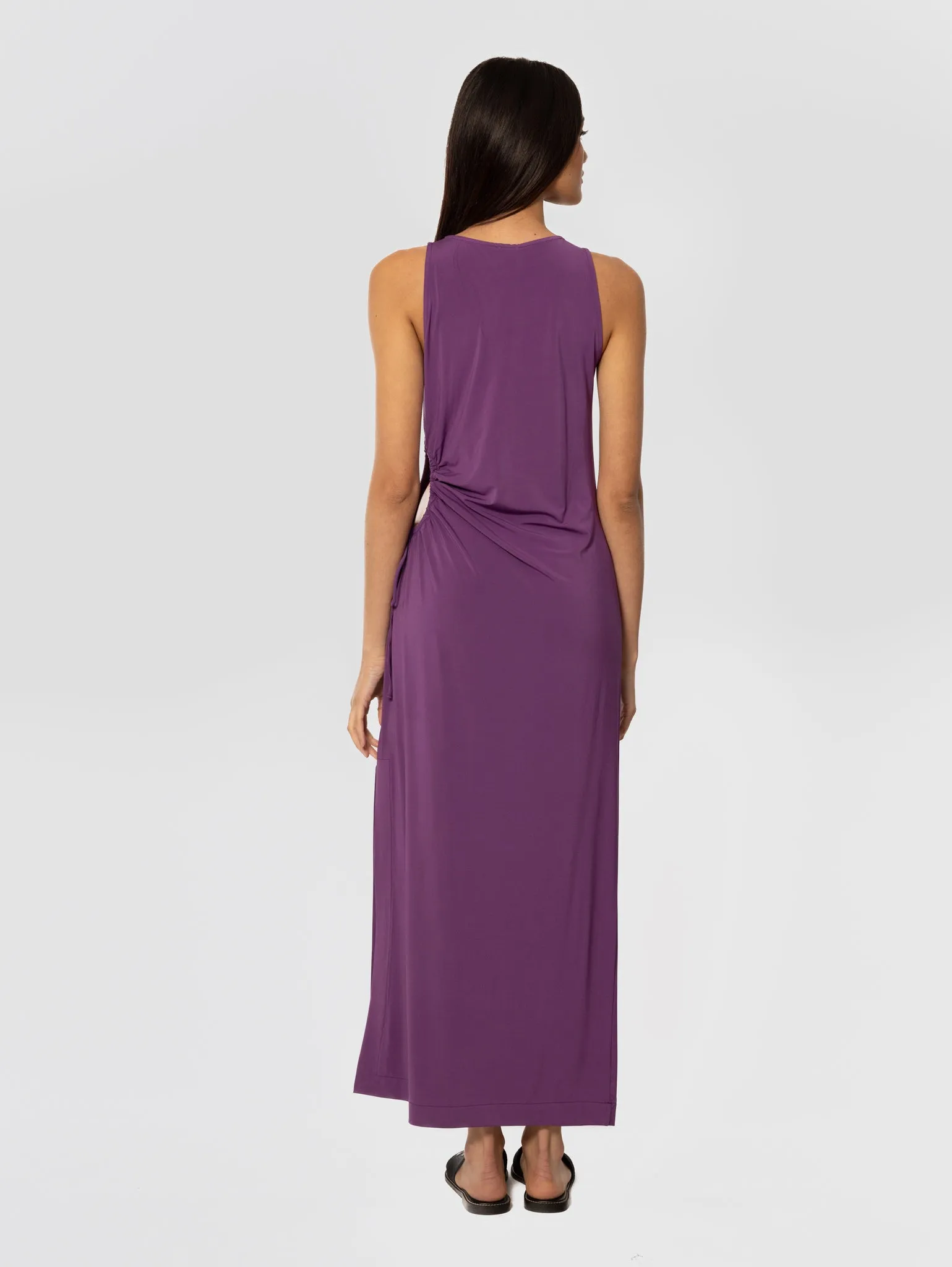 Sleeveless Dress with Cut Out Detail Dear Purple