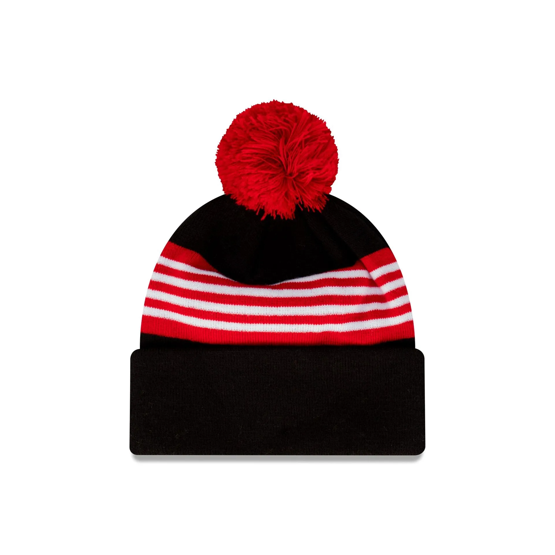St. Kilda Saints Heritage Stripe Beanie with Pom