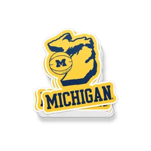 UOFM - BASKETBALL STATE STICKER