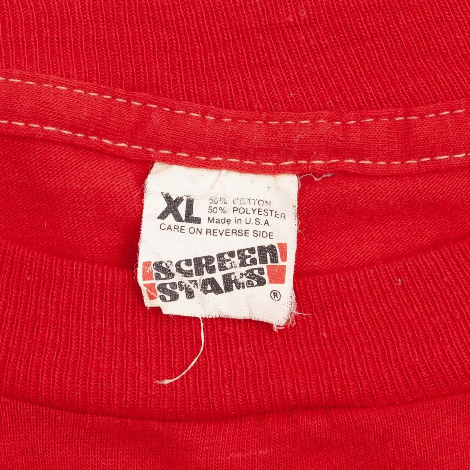VINTAGE LOUISVILLE CARDINALS BASKETBALL TEE SHIRT 1986 SIZE LARGE MADE IN USA
