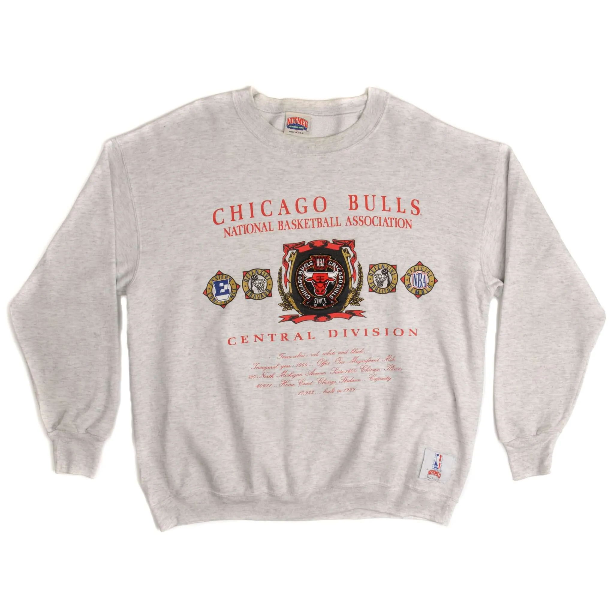 VINTAGE NBA CHICAGO BULLS SWEATSHIRT SIZE XL MADE IN USA 1990s