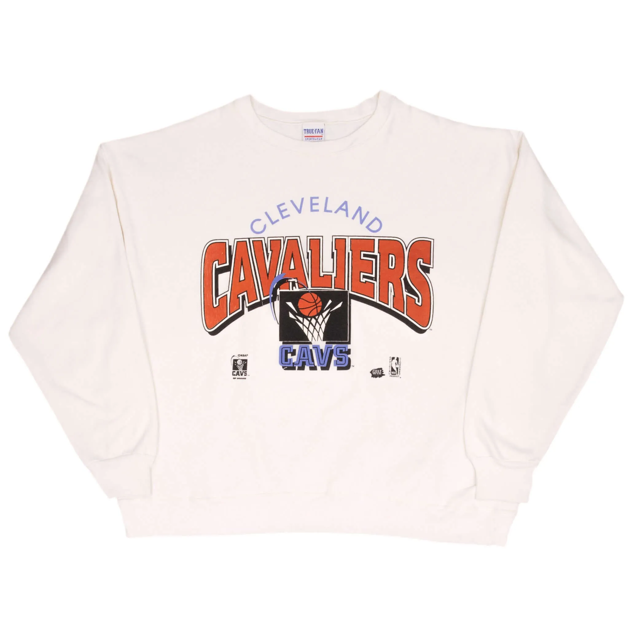 VINTAGE NBA CLEVELAND CAVALIERS 1990S SWEATSHIRT SIZE 2XL MADE IN USA