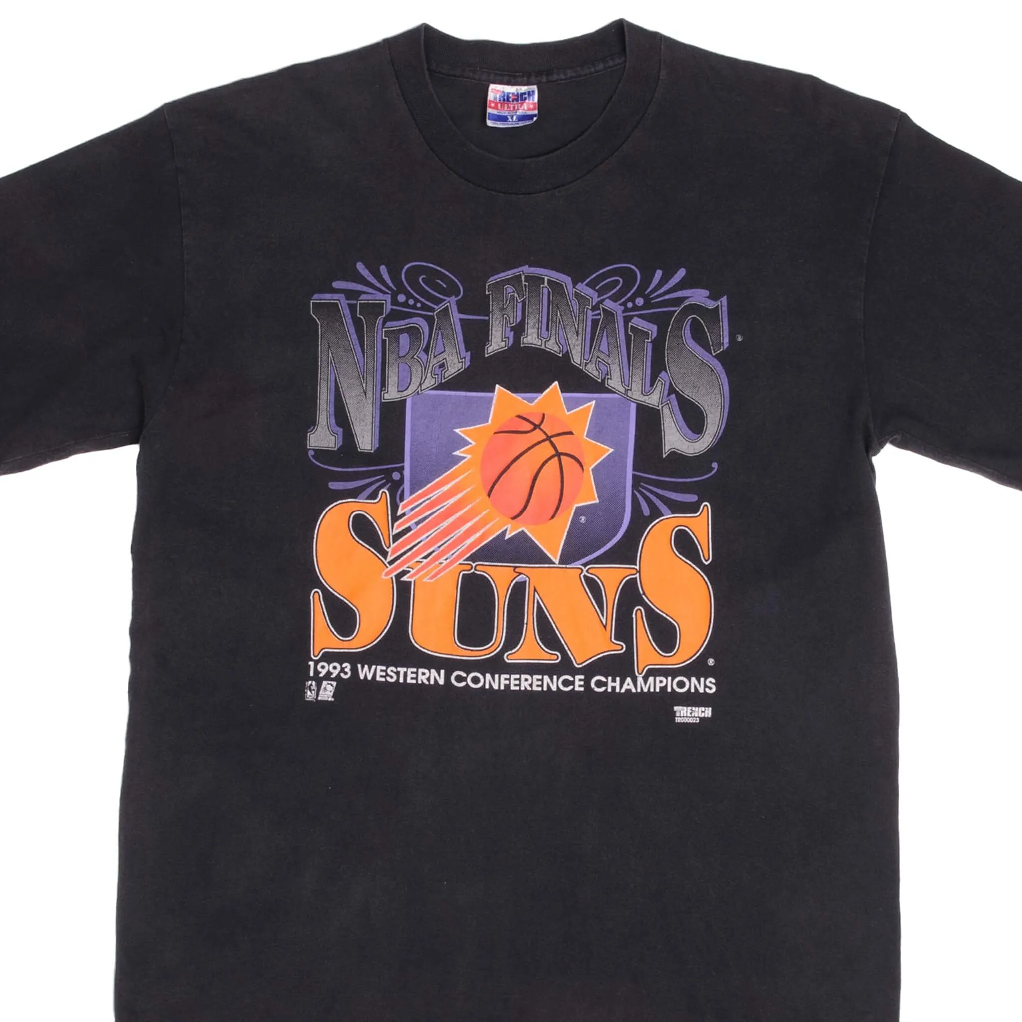 VINTAGE NBA FINALS PHOENIX SUNS 1993 TEE SHIRT SIZE XL MADE IN USA