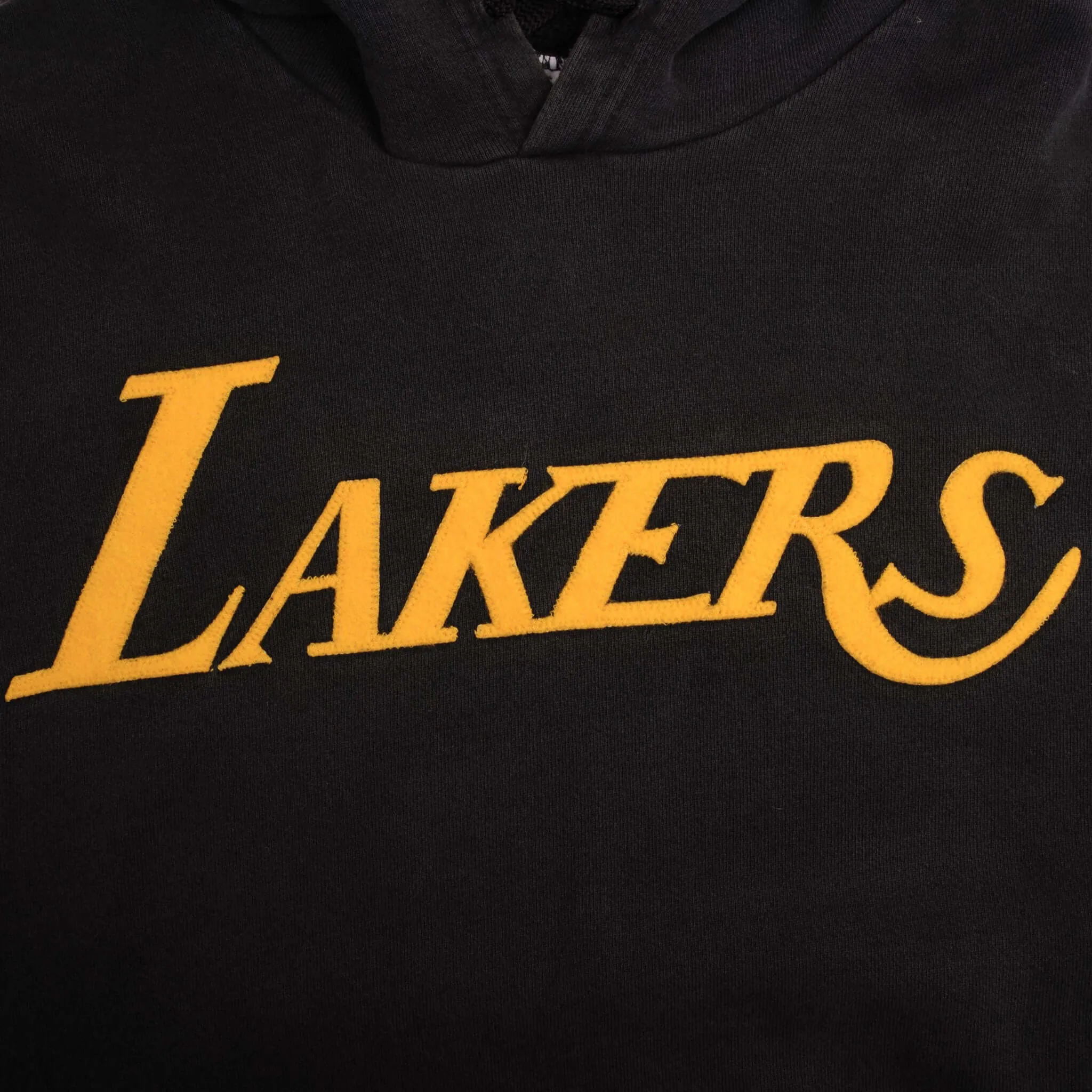 VINTAGE NBA LOS ANGELES LAKERS 1990S HOODIE SWEATSHIRT SIZE 2XL MADE IN USA