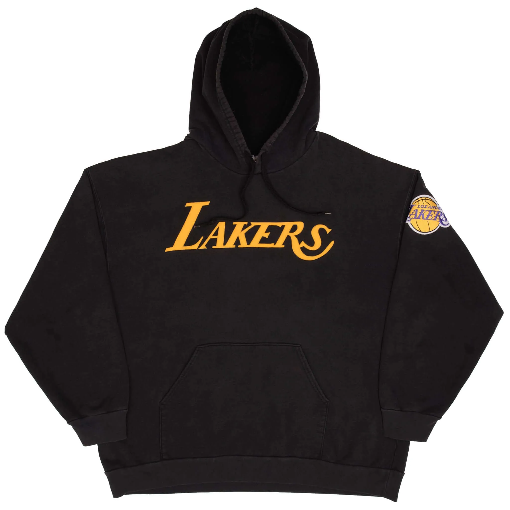 VINTAGE NBA LOS ANGELES LAKERS 1990S HOODIE SWEATSHIRT SIZE 2XL MADE IN USA