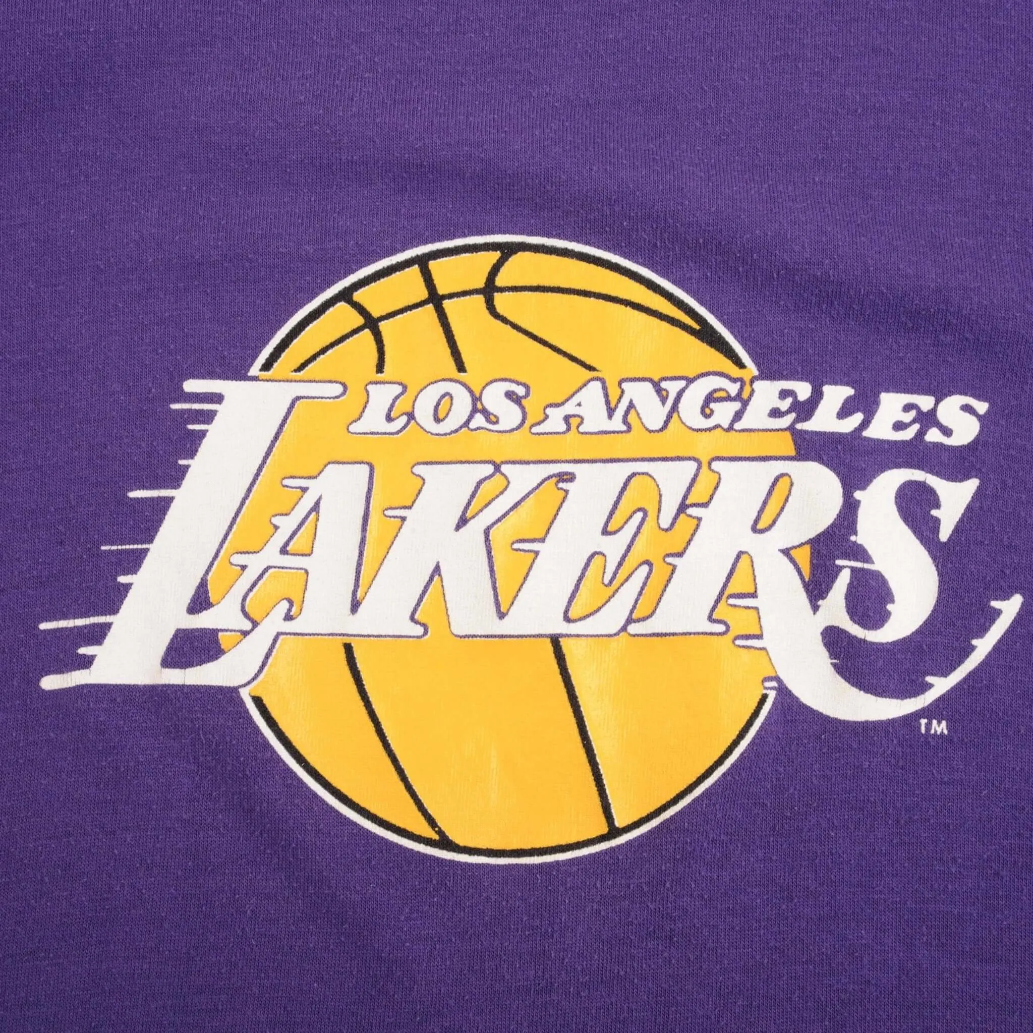 VINTAGE NBA LOS ANGELES LAKERS ARTEX TEE SHIRT 1980S SIZE SMALL MADE IN USA