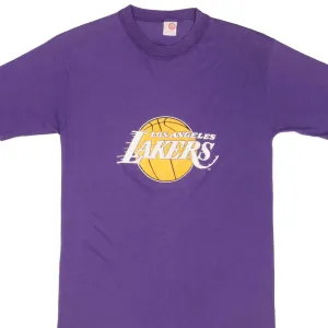 VINTAGE NBA LOS ANGELES LAKERS ARTEX TEE SHIRT 1980S SIZE SMALL MADE IN USA