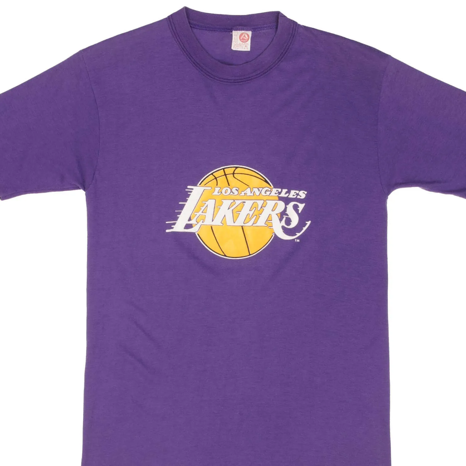 VINTAGE NBA LOS ANGELES LAKERS ARTEX TEE SHIRT 1980S SIZE SMALL MADE IN USA