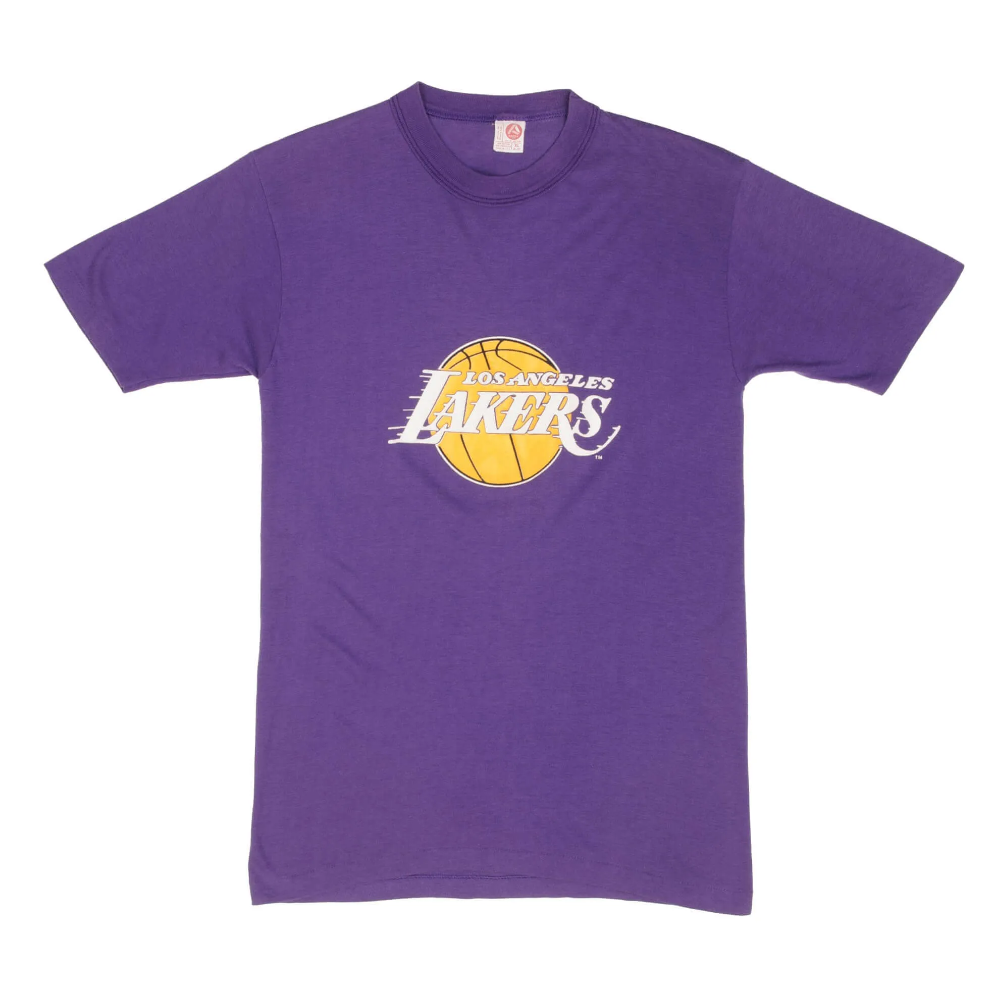 VINTAGE NBA LOS ANGELES LAKERS ARTEX TEE SHIRT 1980S SIZE SMALL MADE IN USA