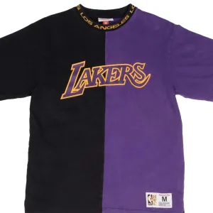 VINTAGE NBA LOS ANGELES LAKERS MITCHELL & NESS TEE SHIRT 2000S SIZE MEDIUM
