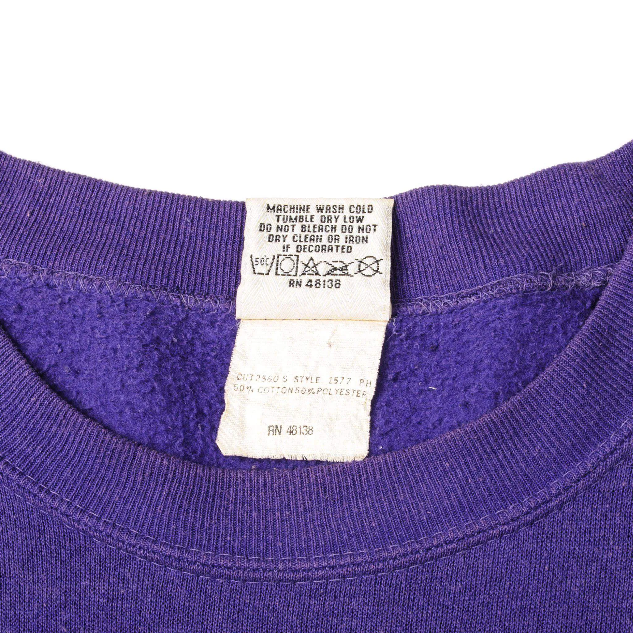 VINTAGE NBA LOS ANGELES LAKERS SWEATSHIRT SIZE LARGE MADE IN USA 1990s