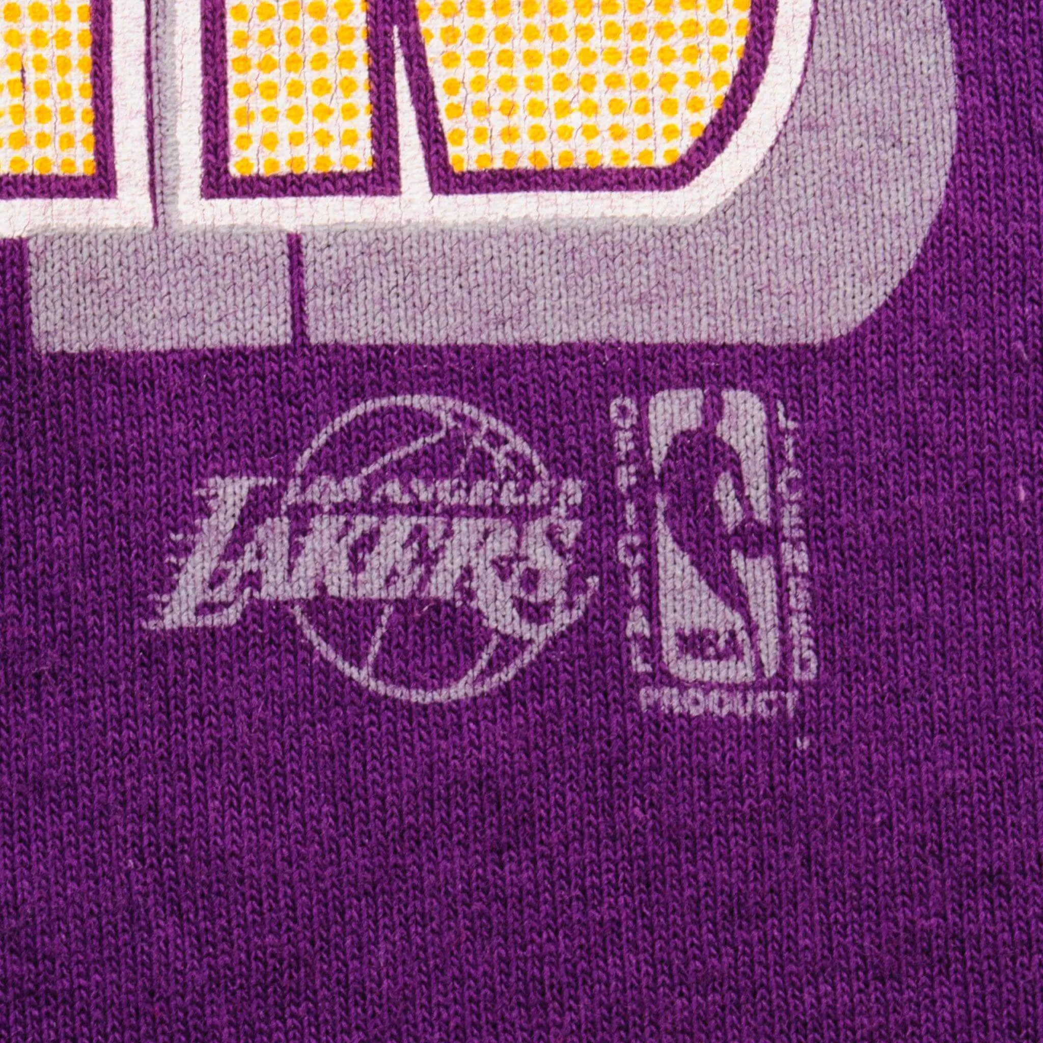 VINTAGE NBA LOS ANGELES LAKERS WESTERN CONF CHAMPIONS 1991 TEE SHIRT XL MADE USA