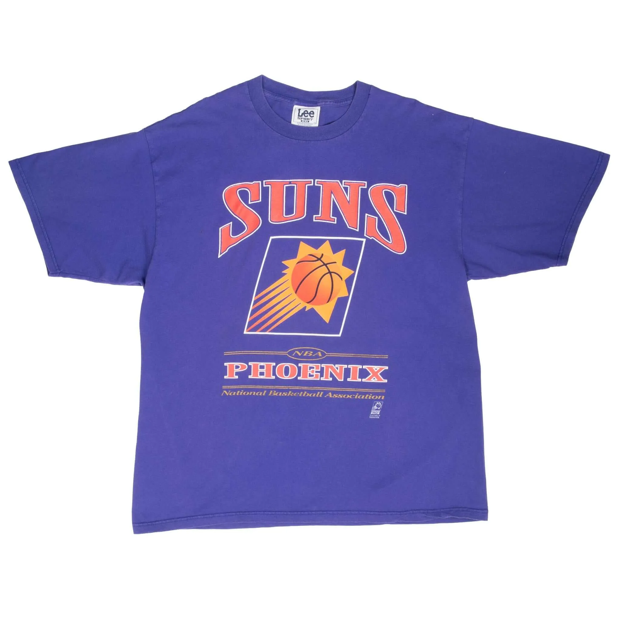VINTAGE NBA PHOENIX SUNS 1990S PURPLE TEE SHIRT 2XL