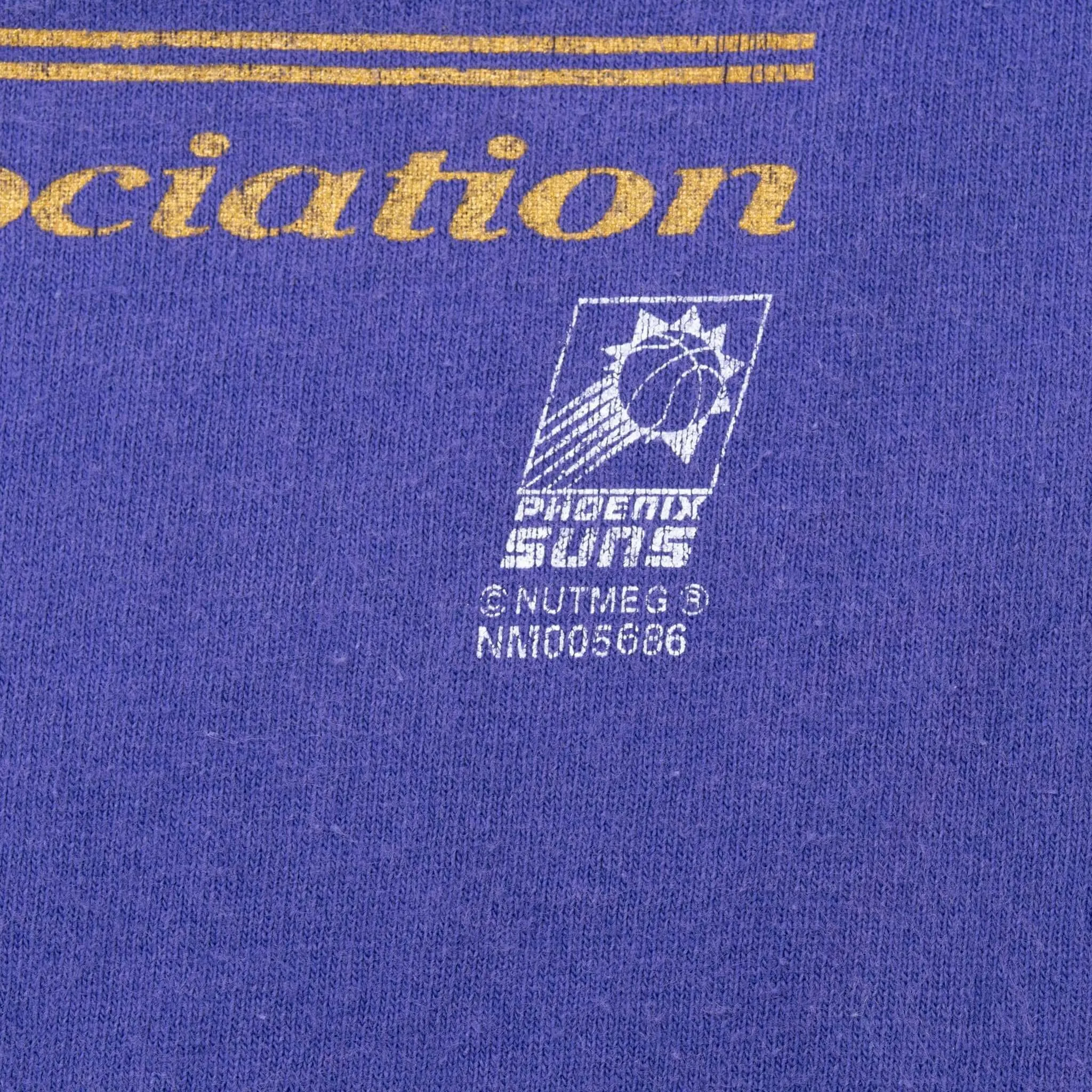 VINTAGE NBA PHOENIX SUNS 1990S PURPLE TEE SHIRT 2XL