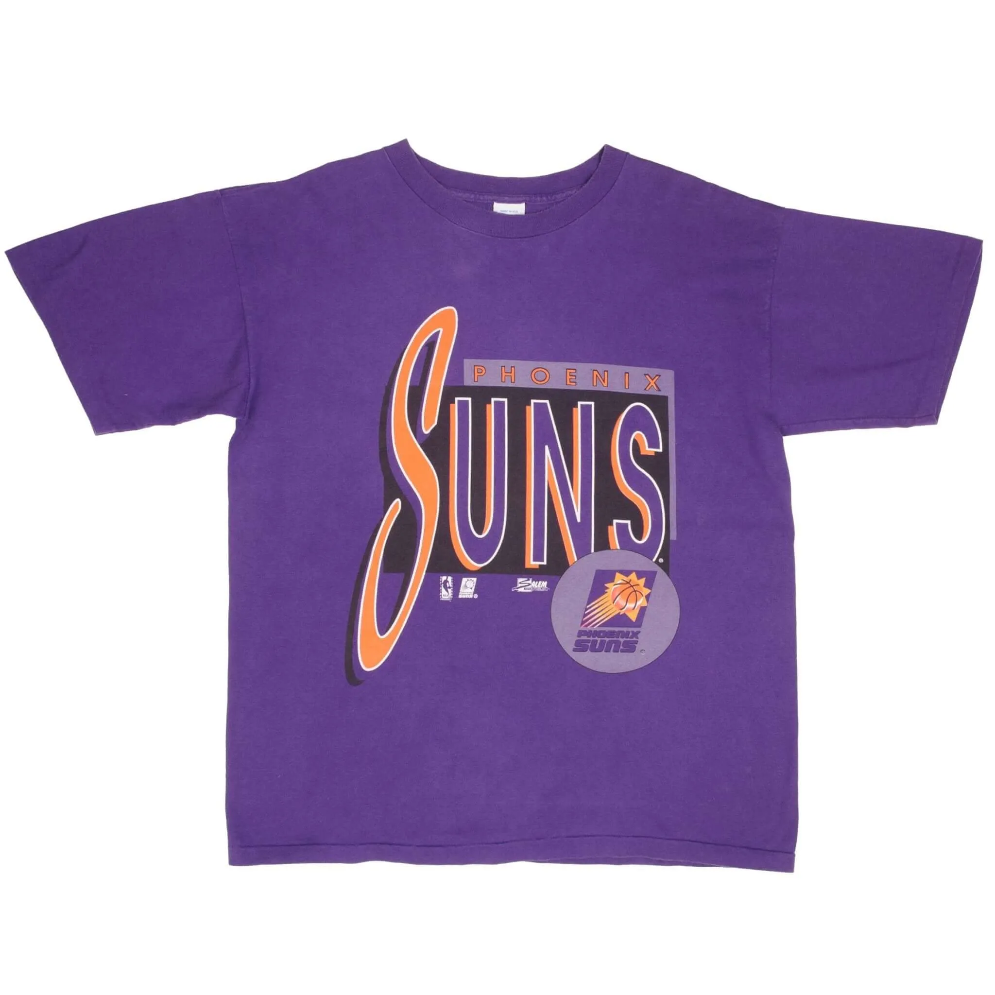 VINTAGE NBA PHOENIX SUNS 1990S TEE SHIRT SIZE XL MADE IN USA