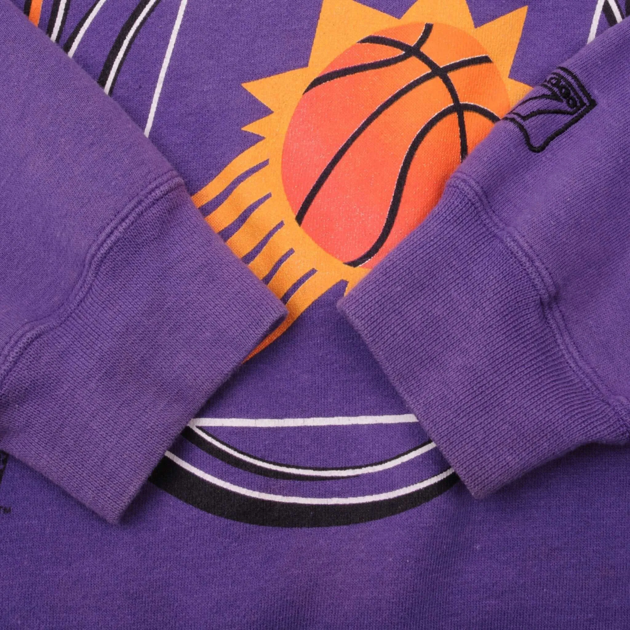 VINTAGE NBA PHOENIX SUNS LOGO 7 SWEATSHIRT 1990S SIZE XL