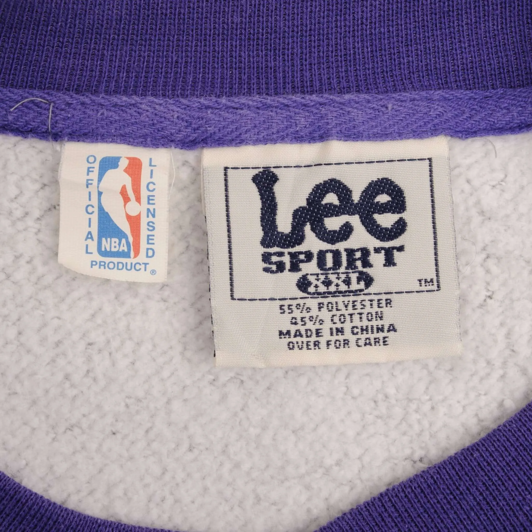 VINTAGE NBA UTAH JAZZ EMBROIDERED SWEATSHIRT 1990S SIZE 2XL
