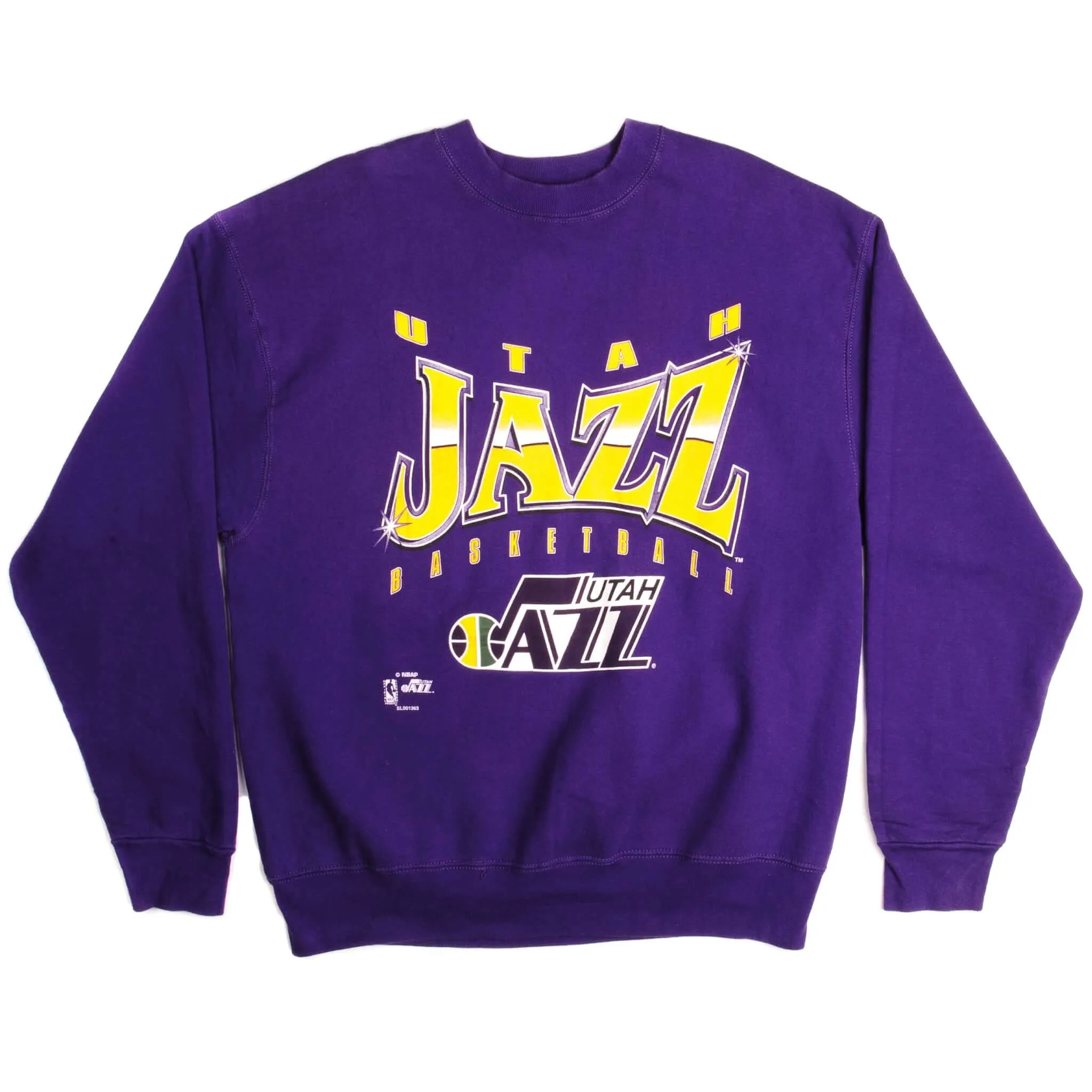 VINTAGE NBA UTAH JAZZ SWEATSHIRT 1990S SIZE XL MADE IN USA