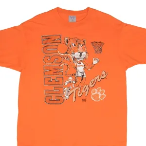 VINTAGE NCAA CLEMSON UNIVERSITY TIGERS 1990S TEE SHIRT SIZE XL MADE IN USA
