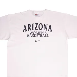 VINTAGE NCAA NIKE ARIZONA WOMAN BASKETBALL SWOOSH 1990S TEE SHIRT 2XL