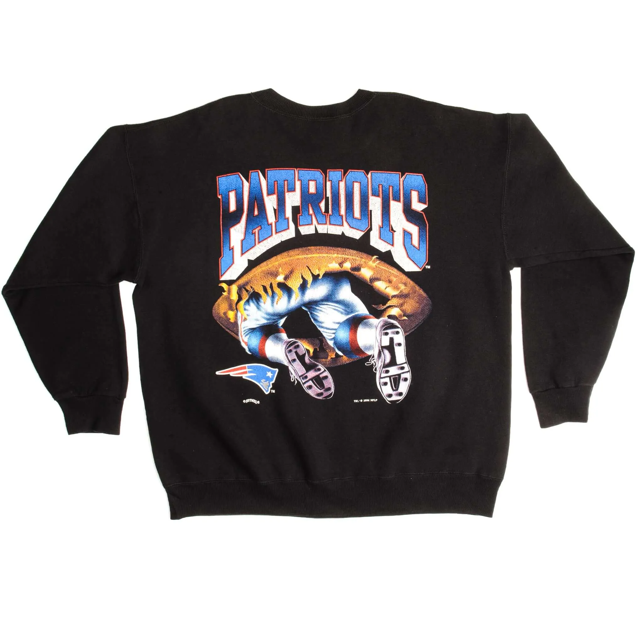 VINTAGE NFL NEW ENGLAND PATRIOTS SWEATSHIRT 1994 SIZE XL MADE IN USA