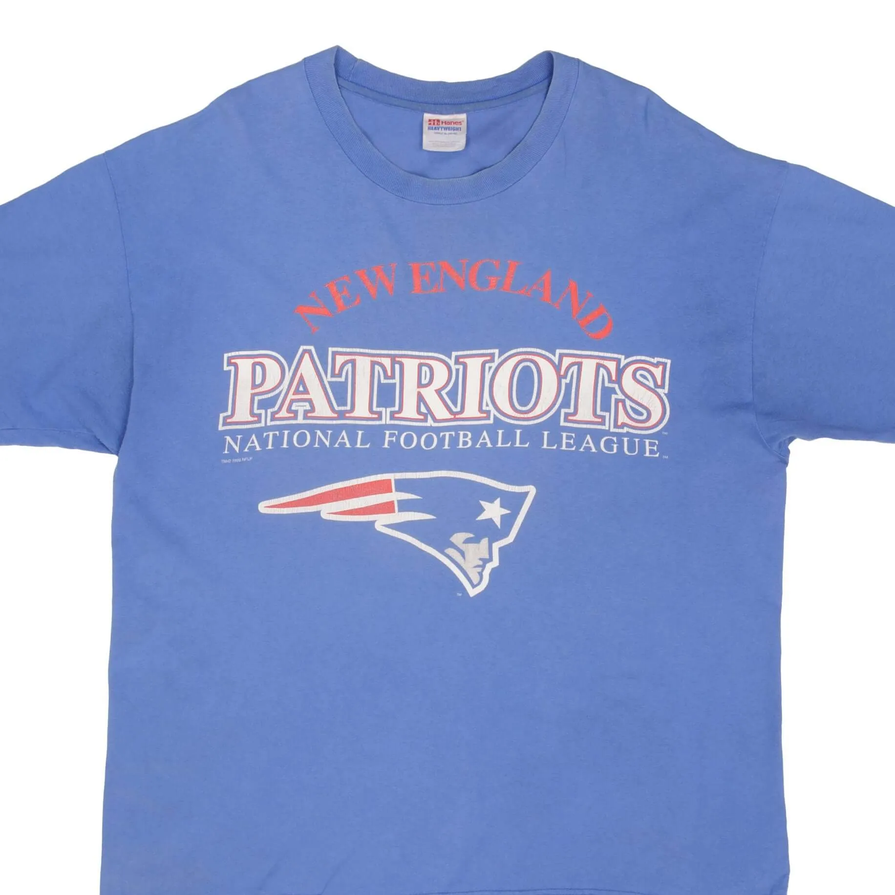VINTAGE NFL NEW ENGLAND PATRIOTS TEE SHIRT 1996 SIZE XL MADE IN USA