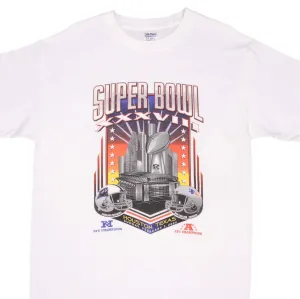 VINTAGE NFL PATRIOTS VS PANTHERS SUPER BOWL XXXVIII TEE SHIRT 2004 SIZE LARGE