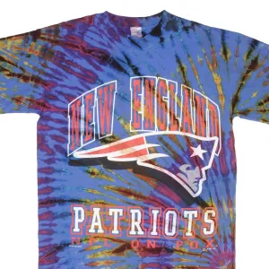 VINTAGE NFL TIE DYE NEW ENGLAND PATRIOTS TEE SHIRT 1997 SIZE LARGE MADE IN USA